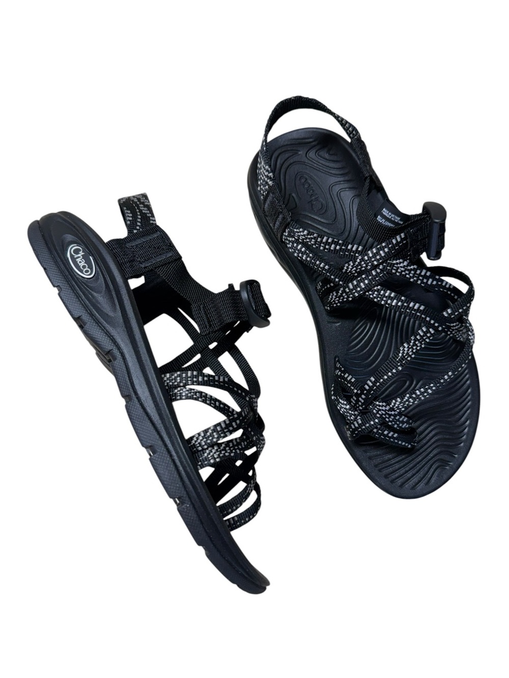 Chaco Women's Black Strappy Sandals - US Size 8 M